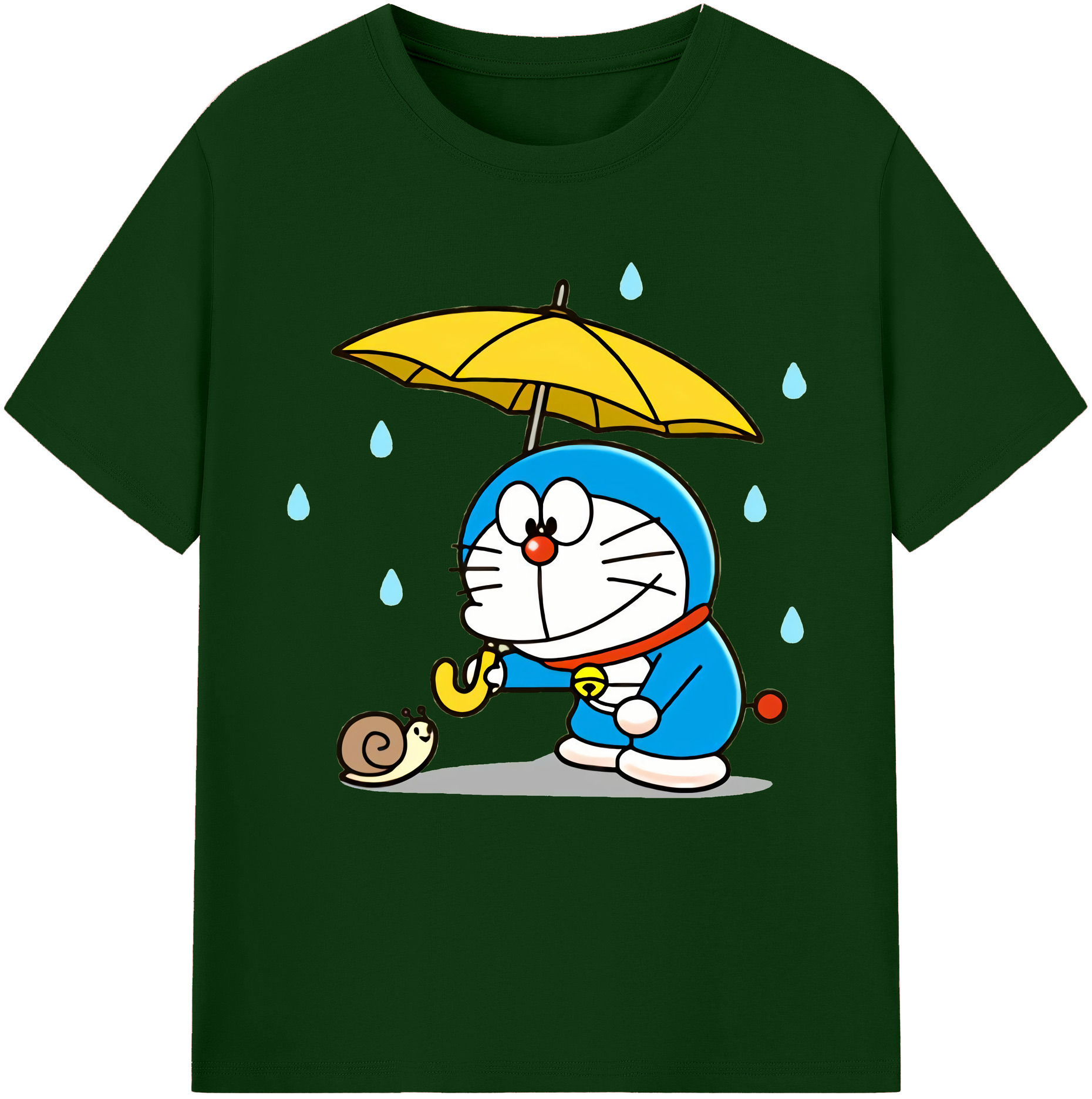 （画像用） ドラえもん Doraemon 綿100％半袖Tシャツ（フロントプリント）